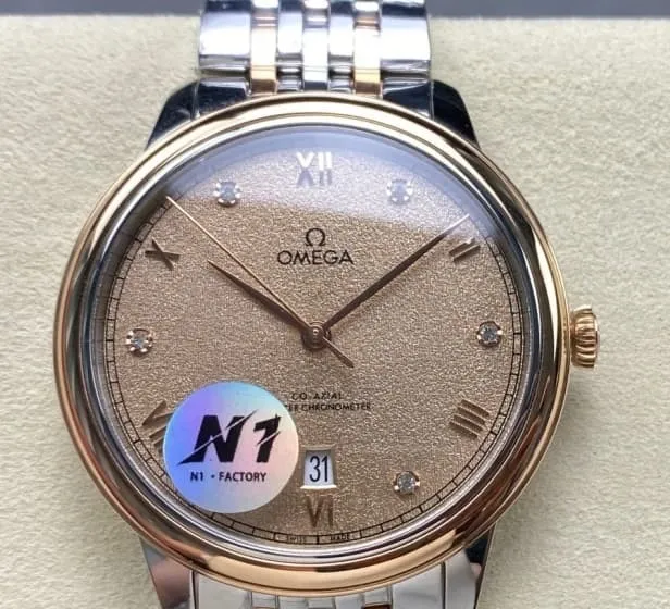 N1 Factory Omega De Ville 424.20.40.20.08.002 1:1 Best Edition Replica Watch